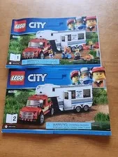 LEGO City: Pick-Up & Caravan (60182) Instruction Manual Booklets Only (1&2)
