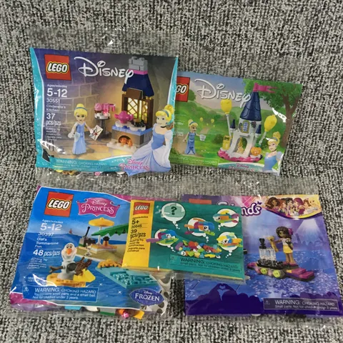Lego Disney Princess Cinderella 30551 30554 Olaf 30397 Friends 30205 Polybag Lot