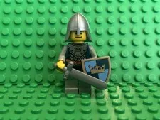LEGO Castle Crown Knight Foot Soldier With Shield And Sword