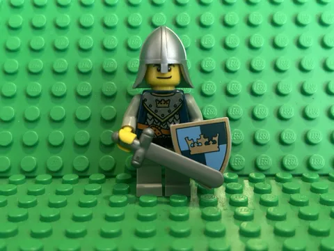LEGO Castle Crown Knight Foot Soldier With Shield And Sword