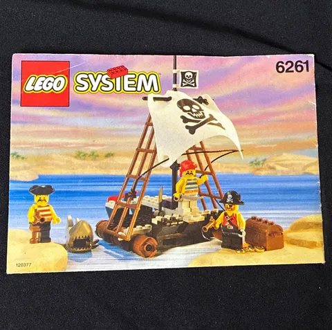 LEGO System 6261 Shipwreck Island Illustrated Manual Booklet English