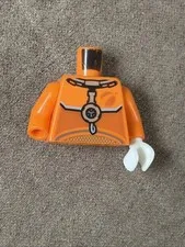 LEGO® Town City Astronaut Male - Orange Spacesuit Minifigure Torso