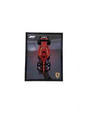 F1 Ferrari Lego Speed Champions Wall Display & Completed Lego Set