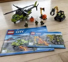 Lego City 60123 Volcano Supply Helicopter