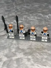 Lot Of 4 LEGO Star Wars 501st Legion Clone Trooper Minifigure 332nd sw1097
