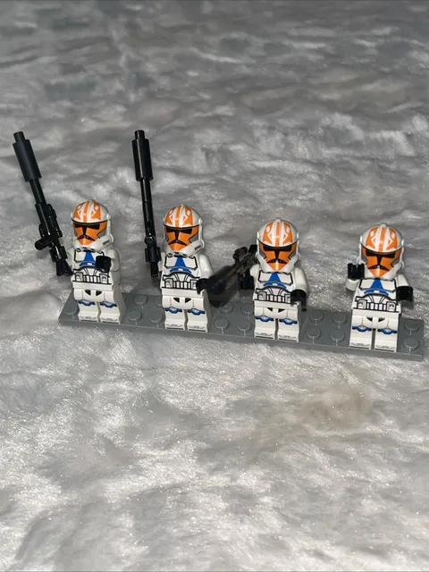 Lot Of 4 LEGO Star Wars 501st Legion Clone Trooper Minifigure 332nd sw1097