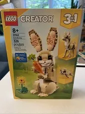 LEGO Creator 3 In 1 Cute Bunny Building Toy Set 31162. New