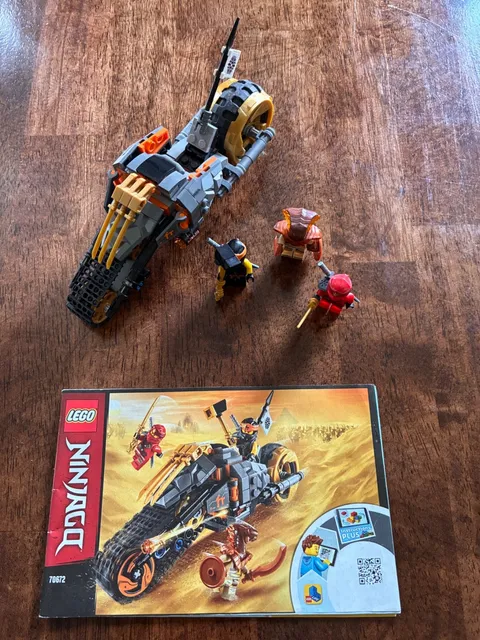 LEGO NINJAGO: Cole's Dirt Bike (70672) *retired* 100% complete, no box