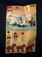 LEGO System Set 6405 Horse and Cart Instruction Manual Booklet Illustrated 1992