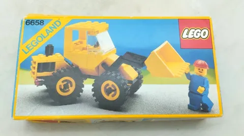 LEGO 6658 Bulldozer New Sealed MISB Classic Town Cargo Vintage 80s 1980