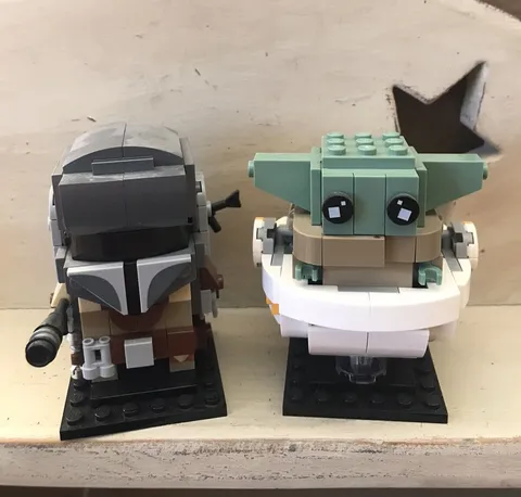 LEGO Brickheadz Star Wars The Mandalorian #75317 The Child Complete Built No Box