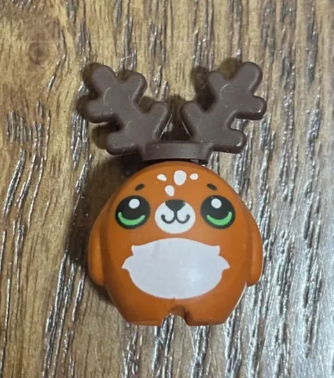 NEW Lego Squish Plush Minifigure - Reindeer w/ Antlers 41843 Christmas Tree
