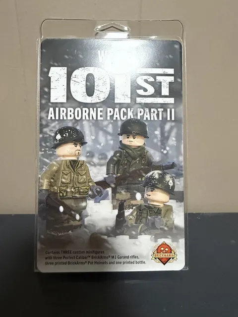 Brickmania WWII 101st Airborne Pack Part II Minifigures 3pc BMF787