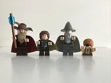 LEGO Lord of the Rings Hobbit Minifigure Lot Radagast Gandalf Pippin LOTR