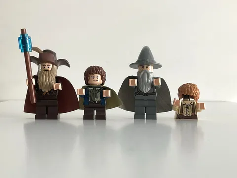 LEGO Lord of the Rings Hobbit Minifigure Lot Radagast Gandalf Pippin LOTR