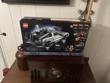 LEGO 10300 Back to the Future Time Machine 1872 3 In 1 Features Light Brick Tec