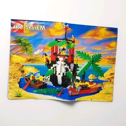 LEGO System Pirates Islanders Forbidden Cove #6264 Instruction Manual 1994