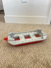 LEGO Large Boat Hull 3 Piece Set Red Light Gray Floating Ship Base