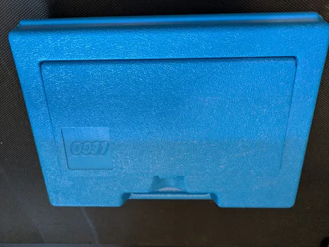 Vintage 1983 LEGO Blue Hard Plastic Carrying Storage Case Box Bin Genuine