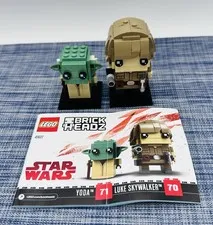 LEGO BRICKHEADZ: Luke Skywalker & Yoda (41627) w/ Manual