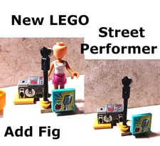 New LEGO Microphone Street Performer Singer Boombox Radio Lockbox Set THE BEST