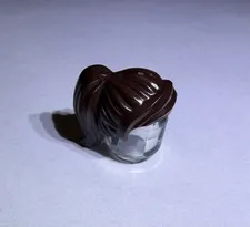 Lego Hair Piece Woman Girl Wig Dark Brown New Minifigure City Ponytail No 5