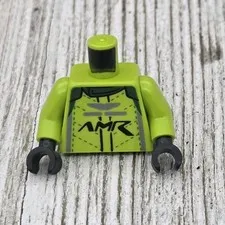 Lego Lime Minifig Torso Racing Suit AMR ( Aston Martin) 6382791 Speed Champions 