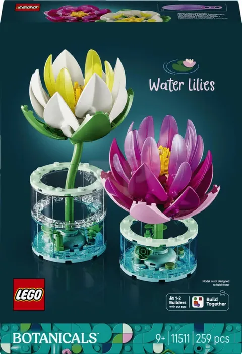 LEGO Botanicals Water Lilies 11511 Building Toy Set Artificial Flowers New Gift