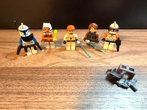LEGO Minifigure Star Wars Rex Cody Anakin Skywalker Ahsoka Obi-Wan Kenobi Lot