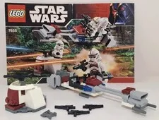 Lego Star Wars Clone Troopers Battle Pack Speeder Turret & Manual NO FIGS 7655
