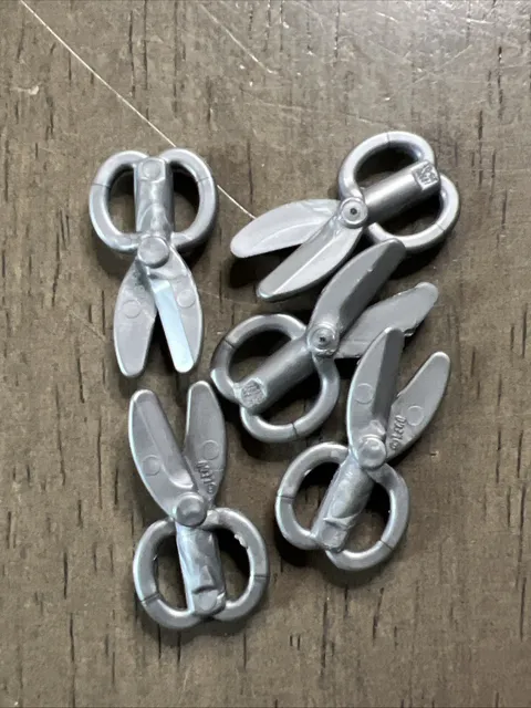 LEGO 18920 Scissors Flat Silver 5 Pieces