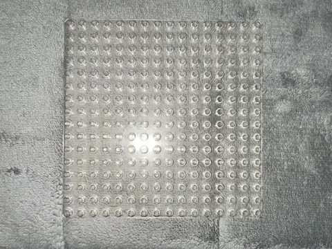 LEGO Trans Clear Baseplate 16x16 Part# 3867 for Set 6162 6163 852676 EUC