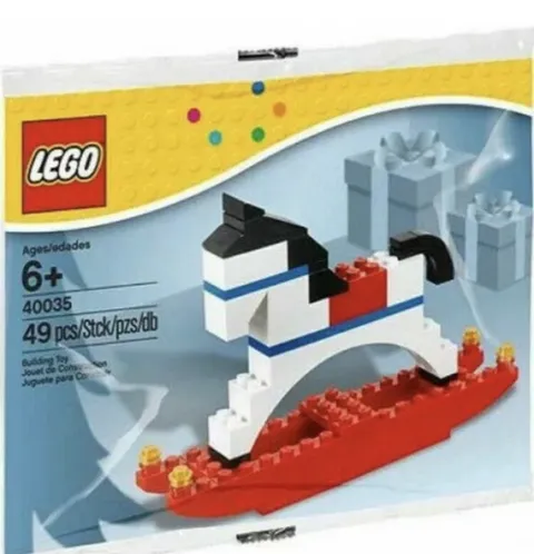 LEGO Seasonal: Rocking Horse (40035) Christmas Holiday Toy Stocking Stuffer 49pc