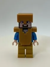 LEGO Minecraft Steve with Pearl Gold Armor Minifigure - min031 21127