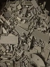 Lego 3 Pounds, Included Grey Bricks And Plates Parts And Pieces LEGO