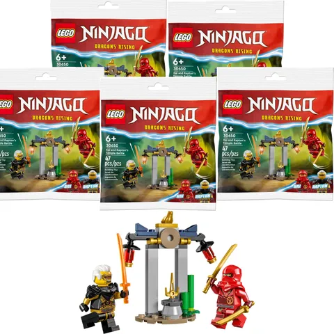 LEGO Ninjago Kais and Raptons Duel in the Temple Polybag Pack of 5