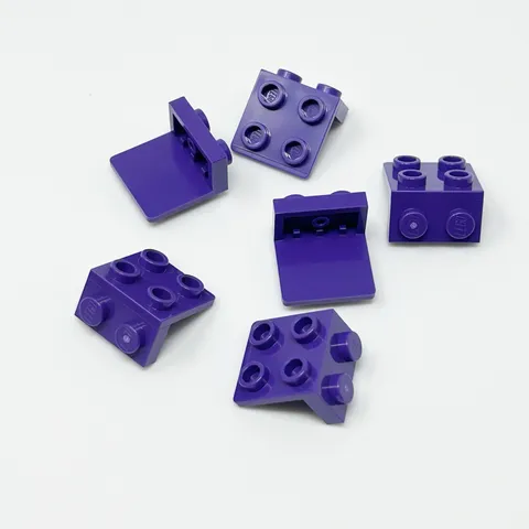 44728 LEGO Parts Bracket 1x2 - 2x2 DARK PURPLE (6)