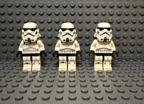 LEGO Star Wars Stormtrooper Minifigure Lot of 3