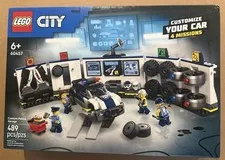 LEGO City 60457 Custom Police Garage Police Set 489 pcs 6+ ~FREE SHIPPING