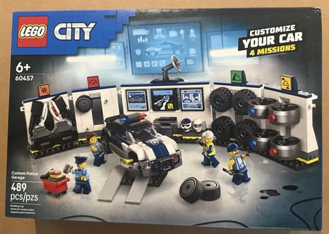 LEGO City 60457 Custom Police Garage Police Set 489 pcs 6+ ~FREE SHIPPING