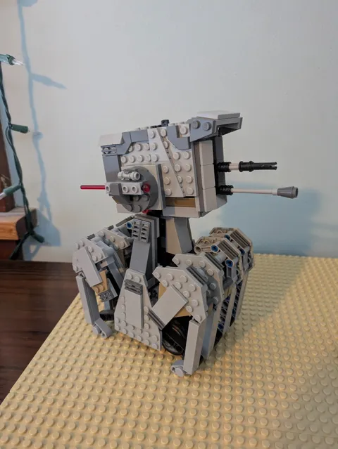 Lego Star Wars Retired Lightly Used First Order Heavy Scout Walker Light Gray