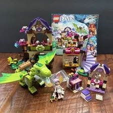 LEGO Elves: The Secret Market Place 41176 incomplete & Airas Workship 41071, LOT