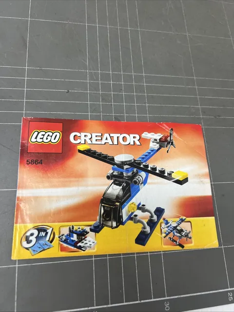 VINTAGE TOY LEGO MANUAL INSTRUCTIONS BOOKLET ART CREATOR 5864