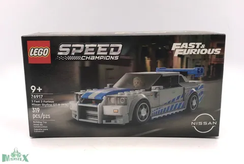 LEGO Speed Champions 2 Fast 2 Furious Nissan Skyline GT-R R34 SEALED NEW! #76917
