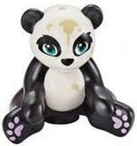 LEGO Friends Panda Sitting Animal Minifigure (Black)