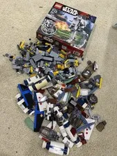 Lego Star Wars Parts Lot Vintage Arc 170, Atst, Interceptor, Etc 2.6 Lbs