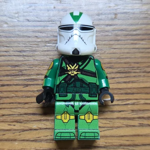 LEGO Brickluv Custom Printed Green Ninjago Clone Lloyd minifigure..Mint!