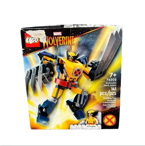 LEGO Marvel X-Men Wolverine Mech Armor Building Toy # 76202 NEW Sealed 141 pcs
