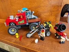 LEGO 70421 with 30464 Hidden Side El Fuego's Stunt Truck and Cannon Sets