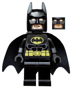 LEGO® Minifigure Super Heroes sh0016a Batman Black Suit w/Yellow Belt and Crest